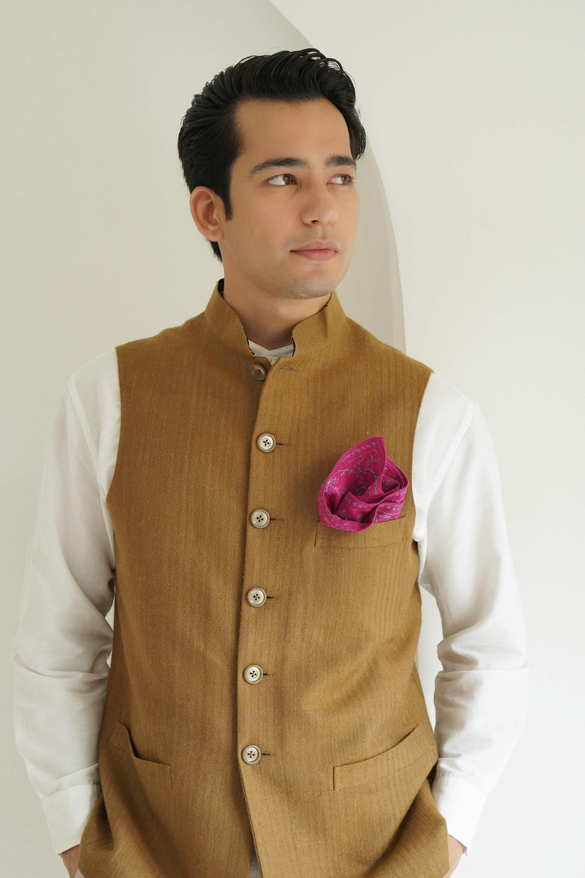 Abshaar Cashmere Mens Waistcoat