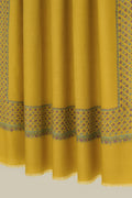Kashmir Loom Sozni Machi Buti Dordar Hand Embroidered Pashmina Shawl Matcha