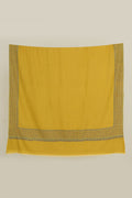 Kashmir Loom Sozni Machi Buti Dordar Hand Embroidered Pashmina Shawl Matcha