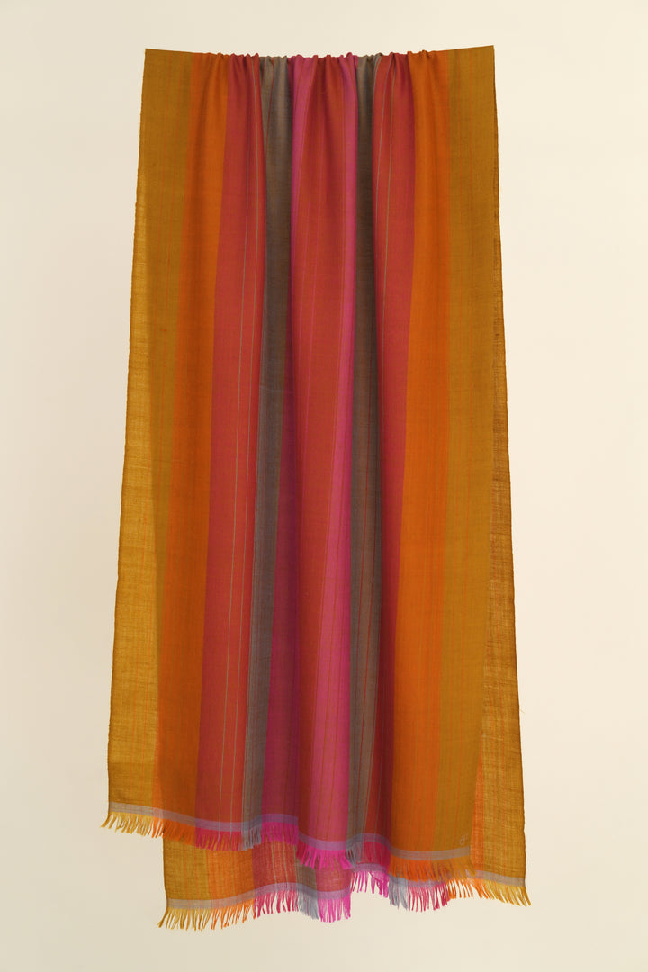Kashmir Loom Zest Mens Cashmere Large Scarf