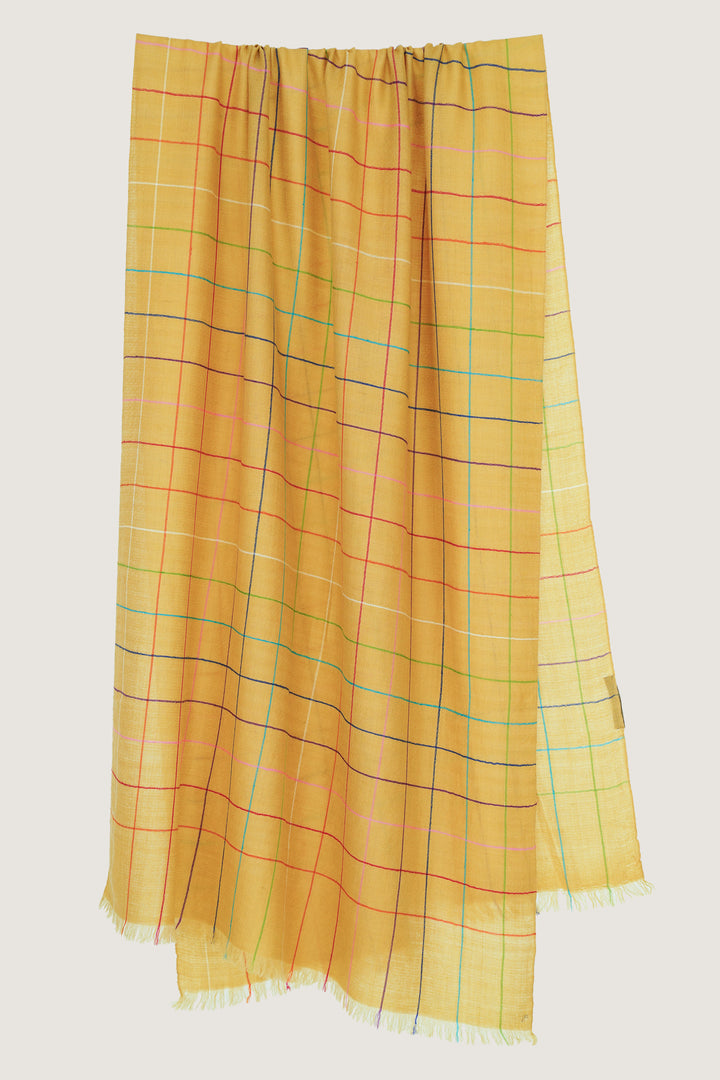 Carnival Cashmere Mens Large Scarf Gild