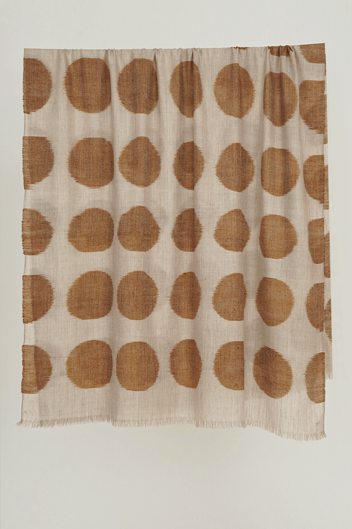 Cashmere Ikat Women's Shawl | Kashmir Loom