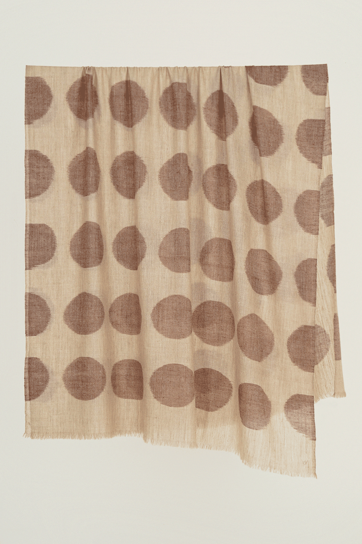 Cashmere Ikat Women's Shawl | Kashmir Loom