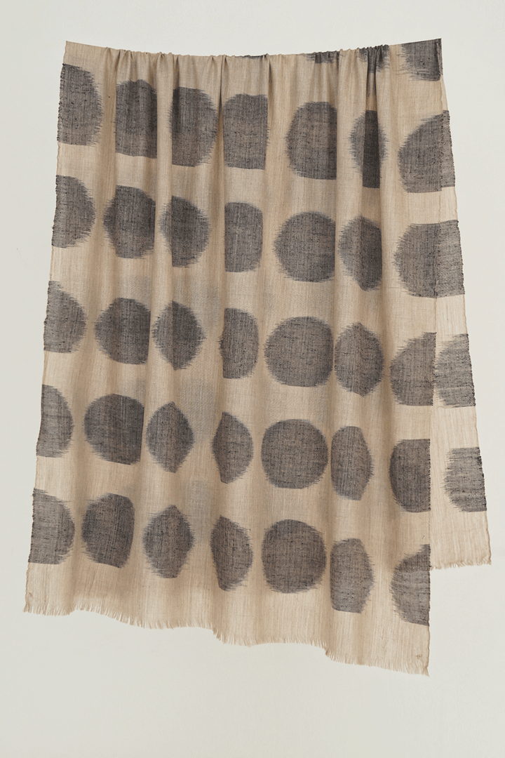 Cashmere Ikat Women's Shawl | Kashmir Loom