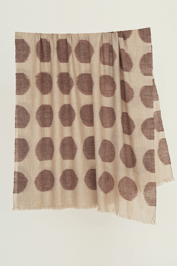 Cashmere Ikat Women's Shawl | Kashmir Loom