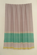 Dona Palla Cashmere Shawl Peppermint Lemon Silver