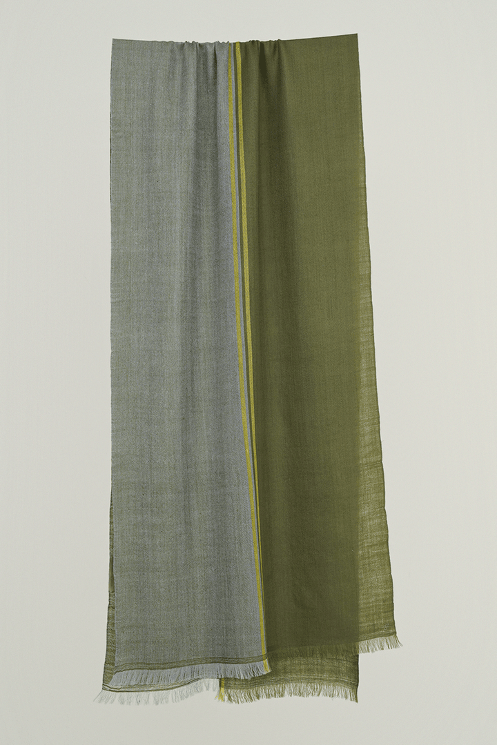 Kashmir Loom Fifty Fifty Cashmere Shawl