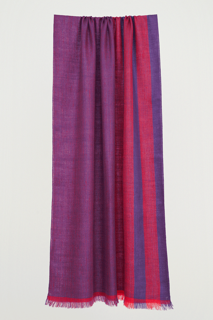 Cashmere Stripes Women's Stole | Kashmir Loom