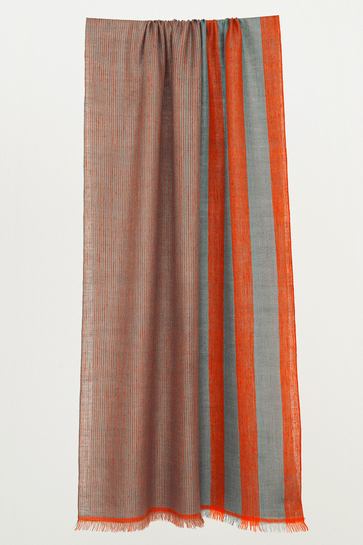 Graphik Cashmere Mens Large Scarf