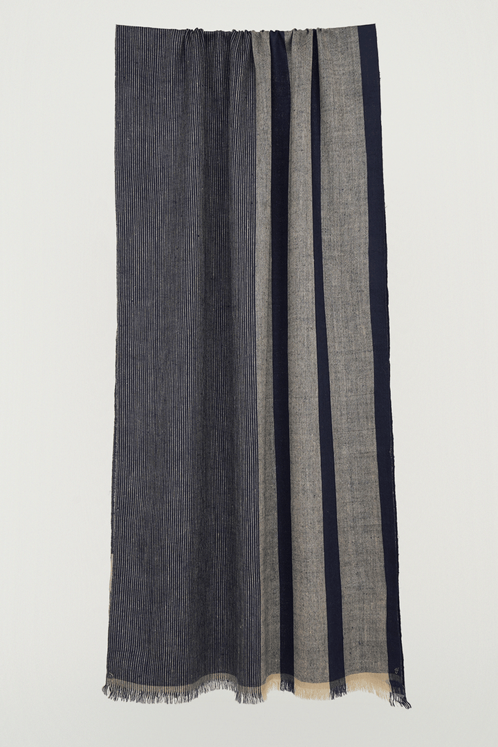 Cashmere Stripes Women's Stole | Kashmir Loom