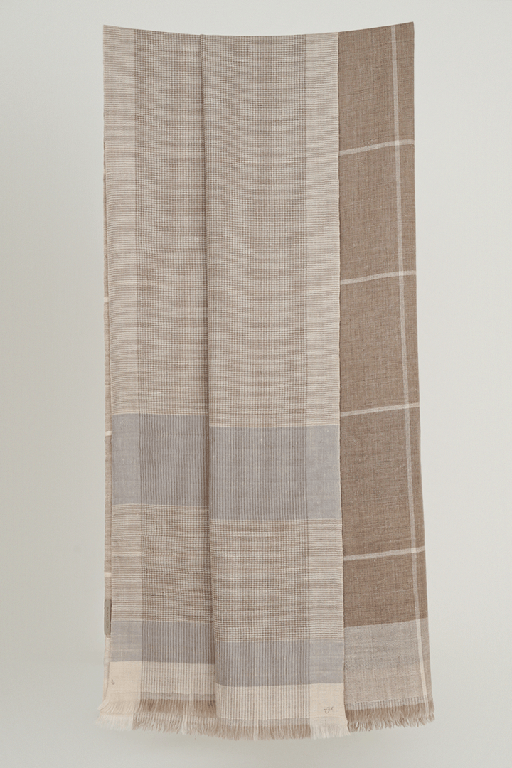 Kashmir Loom Harper Cashmere Mens Large Shawl