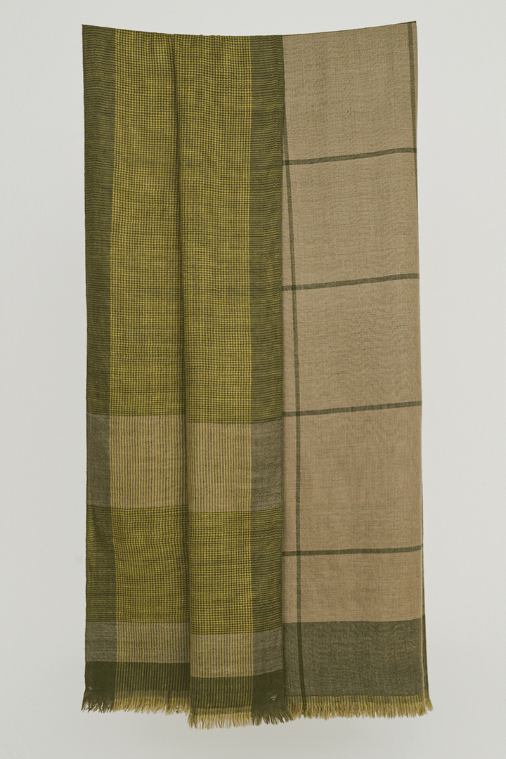 Kashmir Loom Harper Cashmere Mens Large Shawl