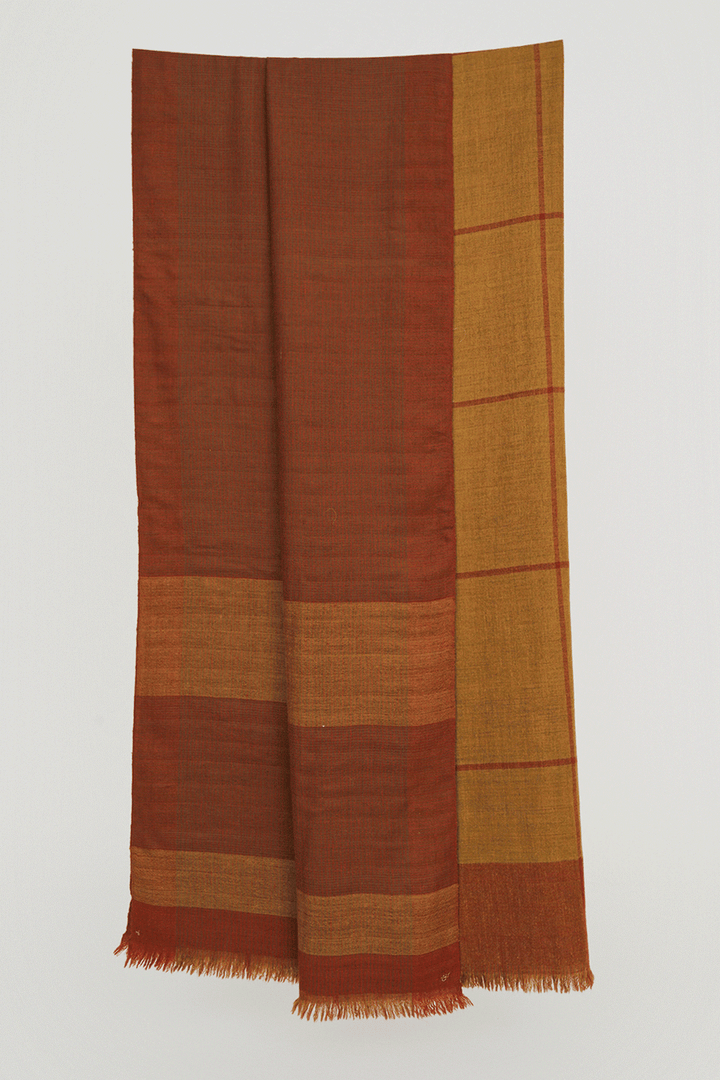 Kashmir Loom Harper Cashmere Mens Large Shawl