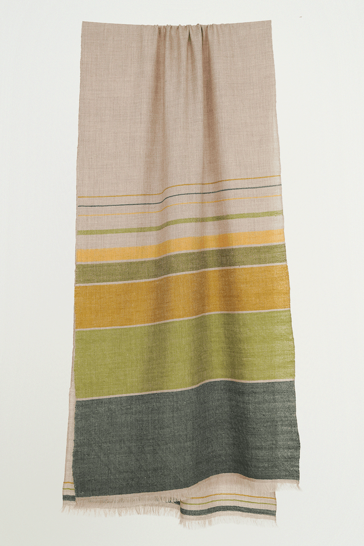 Kashmir Loom Pente Cashmere Mens Scarf