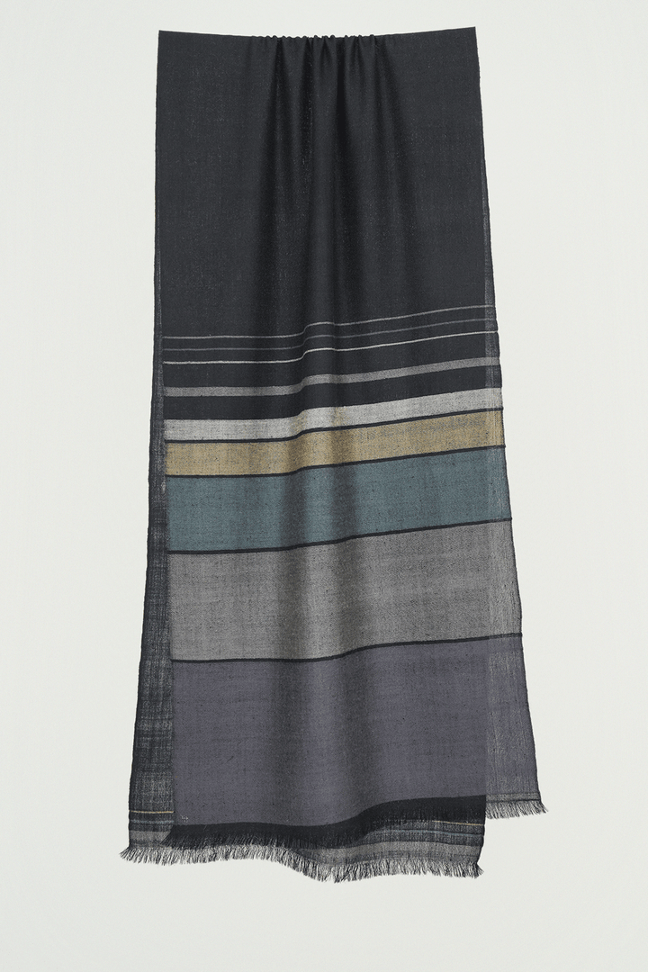 Kashmir Loom Pente Cashmere Mens Scarf