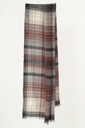 Plaid Cashmere Mens Scarf