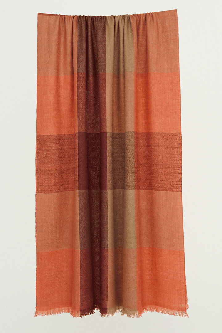 Kashmir Loom Poetry Cashmere Mens Oversize Scarf