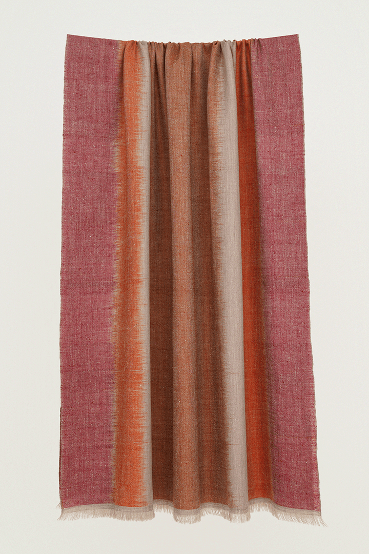 Kashmir Loom Rohan Cashmere Mens Large Scarf