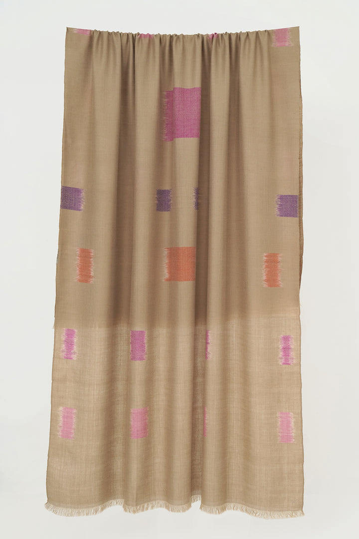 Kashmir Loom Rubik Cashmere Shawl Tanin