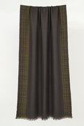 Kashmir Loom Trellis Cashmere Stole Char Stem