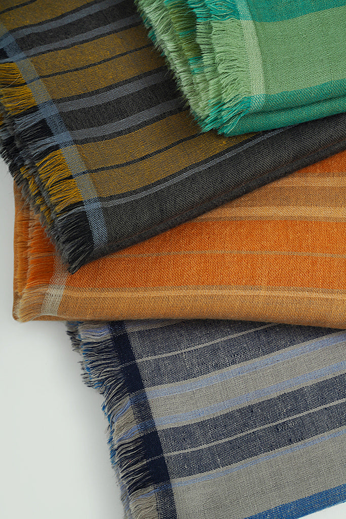 Handwoven Cashmere Double Layer Oversize Shawl | Kashmir Loom