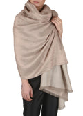 Metallic Cashmere Reversible Women's Shawl and Stole | Kashmir Loom