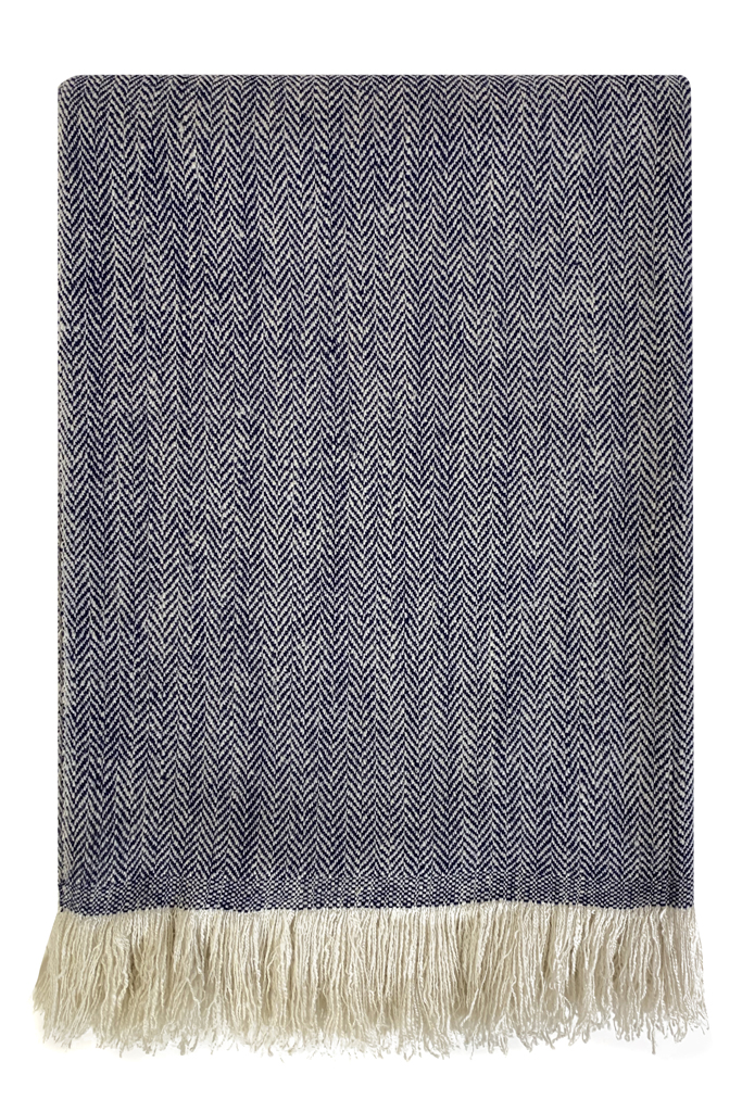 Gujjar Two Tone Cashmere Throw