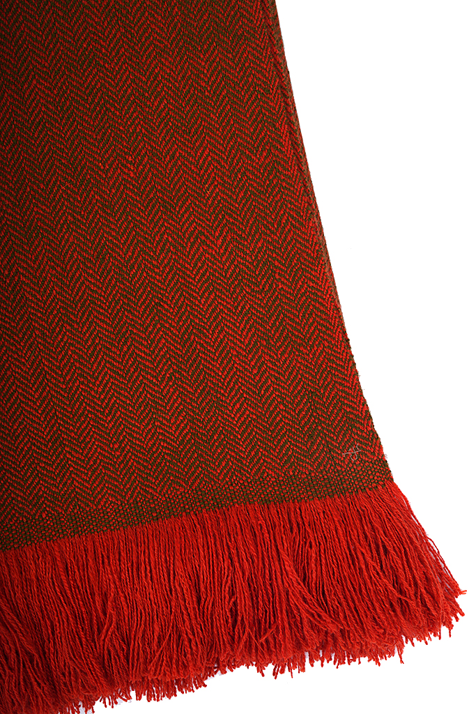 Gujjar Two Tone Cashmere Throw